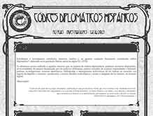Tablet Screenshot of codicesdiplomaticos.com